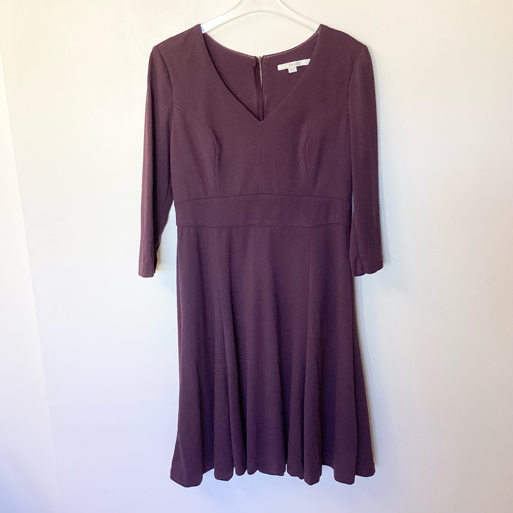 Boden 3/4 Sleeve Clerkenwell Ponte Knit Dress - Purple - 8 - Picture 1 of 8